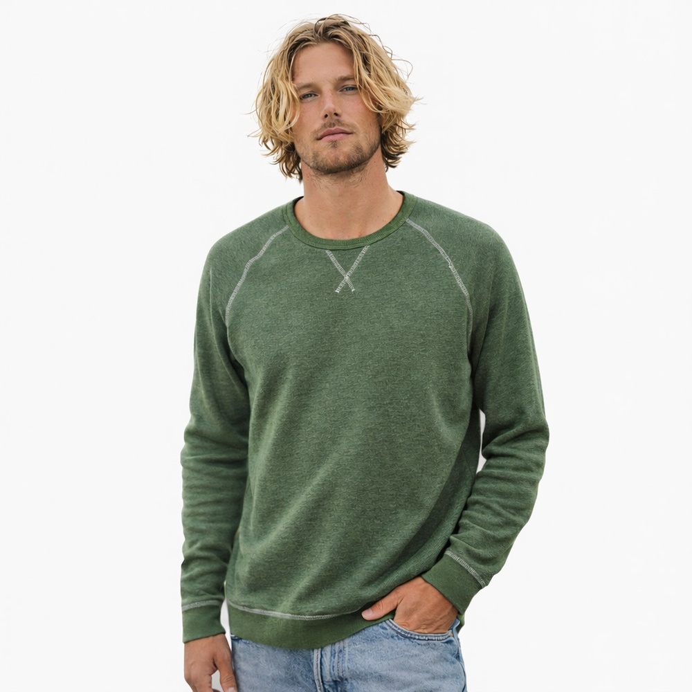 Men's Green Crewneck Sweatshirt